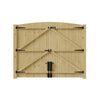 Driveway Gate Wooden Double Gate Pedestrian Side Door Heavy Duty Timber Unit