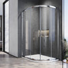 Quadrant Shower Enclosure Offset Sliding Door 6mm Tempered Glass Cubicle Screen