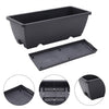 Garden Raised Bed Metal Planter Box Square/Rectangle Planting Trough Grow Beds