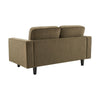 Dusk Sloane Olive Matte Velvet 2 Seater Sofa RRP
