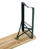2x Natural Wooden Folding Bench Outdoor Garden Picnic Trestle Dining Chair 5.8ft