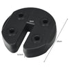 6PCS Weight Plates Canopy Weights Water Sand Filled Weights to Secure Tents