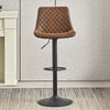 1/2/3/4x Bar Stools Adjustable Breakfast Kitchen Stools Velvet Swivel Gas Lift