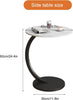Side Table C Shaped Sofa Small End Table Table Coffee Laptop Living Room Bedroom