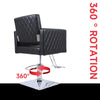 Salon Barber Chair 360° Swivel Hairdressing Chair Height Adjustable Hair Salon