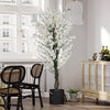 White Wintersweet Large Fake Indoor Tree Home House Plant 150cm Tall in Pot