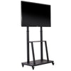 Mobile TV Cart Floor Stand Mount Height Adjustable Large Trolley for 32- 80'' TV
