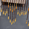 90x175cm*31 Lines Hanging Wooden Beads String Door Curtain Partition Divider UK