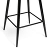 Habitat Huck Fabric Counter Bar Stool Grey Swivel Footrest Modern Design