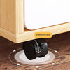 Bedroom Bedside Table Bookshelf Storage Rack Magazine Holder Case & 4 Pulleys UK