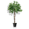 120cm Artificial Bay Tree Large Potted Indoor Topiary Decoration 4ft