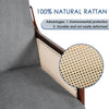 Wooden Frame Accent Armchair Corduroy/Linen Upholstered Padded Single Sofa Chair