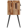 ShCuShan Bedside Cabinet 47x31.5x60 Solid Wood Teak,Bedside Tables Bedside U2E0