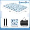 Japanese Floor Mattress Futon Mattress 190 x 120 x 10cm-Blue