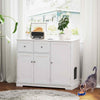 Cat Litter Box Enclosure Hidden Cat Washroom Side Cabinet
