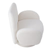 Teddy Velvet Single Swivel Cuddle Chair Accent Armchair Padded Seat Leisure Sofa