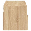 TV Wall Cabinet Sonoma Oak 60x30x30 cm Engineered Wood