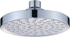 6" Round Shower Head Chrome plastic shower Rainfall Overhead Bathroom Large UK