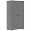 Wardrobe BODO Grey 101x52x176.5 Solid Wood Pine N2S6