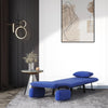 3 IN 1 Folding Lazy Sofa Bed Single Sleeper Seat 6-Position Adjustable w/Pillow