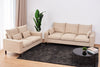 Panana Linen Fabric Sofa 1, 2 or 3 Seater Modern Couch Suite Set ottoman