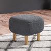 Small Fabric Footstool Foot Rest Stool Pouffe Ottoman Seat Living Room Furniture