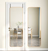 Full Length Over the Door Mirror Wall Hanging Mirror Full body w/ Hanging Hooks