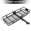 Trailer Hitch Mounted Cargo Carrier 90kg Capacity Rust-proof Cargo Basket