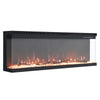 Electric Fireplace Panoramic Media Fire 40-70in Standing Insert LED Fireplace