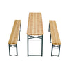 Folding Garden Furniture Dining Table Set Wooden Camping BBQ Chair Stools Picnic