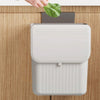 Kitchen Rubbish Bin Waste Recycling Baskets Handy Dustbin Lidded Bathroom Slim