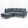 L-Shaped Corner Sofa, Sectional Couch with Built-in USB Port Chaise