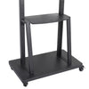UNHO Tall TV Cart Mobile TV Floor Stand for Extra Large Flat Panel Screen up 80"