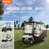 4 Passenger Golf Cart Cover Waterproof Driving Enclosure 600D Polyester