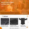 Fire Pits for Garden Square Fire pit For Barbecue,Heating,Cooling Drinks w/Cover