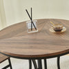 Foldable Dining Table with Chairs Set of 2 for Dining Room Kitchen Space Saving