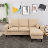 Panana Linen Fabric Sofa 1, 2 or 3 Seater Modern Couch Suite Set ottoman