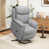 Power Lift Chair Electric Riser Recliner with Remote Control Side Pocket Grey