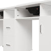 Double Pro Manicure Table Salon Nail Station Beauty Desk with Dust Collector