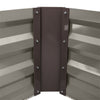 100x100x30cm Vegetables Planter Raised Bed Heavy Duty Metal Garden Deck Reusable