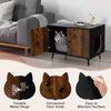 Wooden Cat Litter Box Enclosure Kitten Litter Box Enclosure Cat House End Table