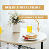 Small Table and 2 Chairs 3PCS Bar Kitchen Dining Breakfast Furniture Set W/Shelf