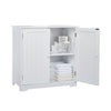 Mondeer Double Doors Under Sink Cabinet Cupboard Storage Unit Bathroom White