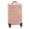 Large Makeup Trolley Case Mobile Beauty Vanity Hairdressing Case with Drawer Box