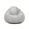 Waffle Slouchbag Adult Bean Bag Chair - Home Lounge & Bedroom Decor - 80 x 110cm