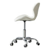 Cushioned Computer Desk Office Chair Chrome Legs Lift Swivel Adjustable Height