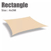 WATERPROOF Outdoor Shade Sail Patio Suncreen Awning Garden Sun Canopy UV Block