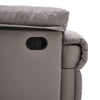 Upholstered Bonded Leather Armchair Adjustable Sofa Recliner Chair with Footrest
