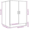 Washing Machine Cabinet Bathroom Laundry Room Cupboard Storage Rack vidaXL
