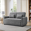 Double Seater Chair Bed Pull Out Sleeper Chair with Pillow Sofabed Recliner Sofa